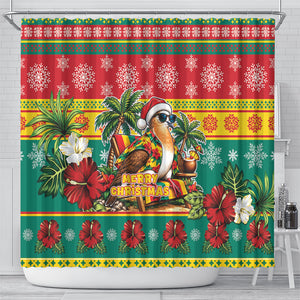 Afro-Grenadian Christmas Shower Curtain This Grenada Dove Needs A Beach Retreat
