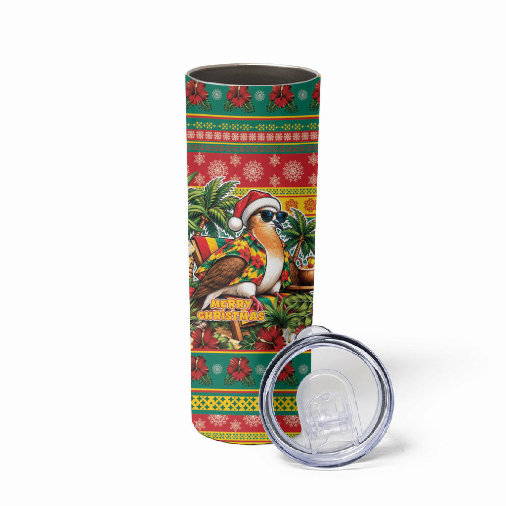Afro-Grenadian Christmas Skinny Tumbler This Grenada Dove Needs A Beach Retreat