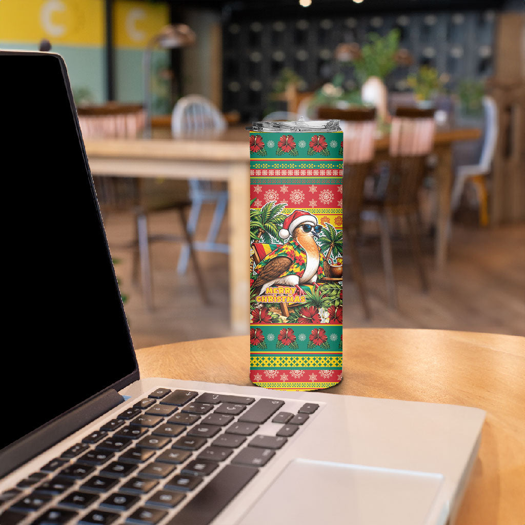 Afro-Grenadian Christmas Skinny Tumbler This Grenada Dove Needs A Beach Retreat