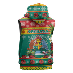 Afro-Grenadian Christmas Sleeveless Hoodie This Grenada Dove Needs A Beach Retreat