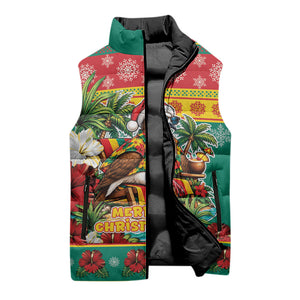 Afro-Grenadian Christmas Sleeveless Puffer Jacket This Grenada Dove Needs A Beach Retreat