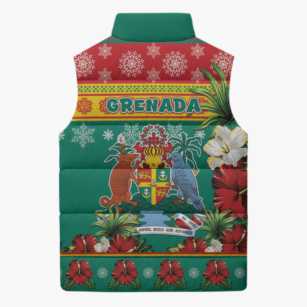 Afro-Grenadian Christmas Sleeveless Puffer Jacket This Grenada Dove Needs A Beach Retreat