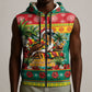 Afro-Grenadian Christmas Sleeveless Zip Hoodie This Grenada Dove Needs A Beach Retreat