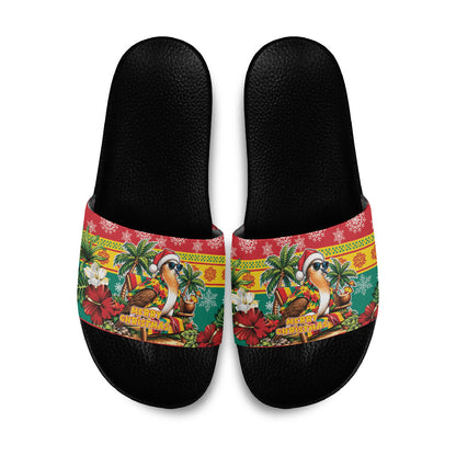 Afro-Grenadian Christmas Slide Sandals This Grenada Dove Needs A Beach Retreat