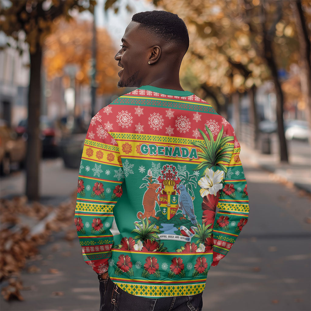 Afro-Grenadian Christmas Sweatshirt This Grenada Dove Needs A Beach Retreat