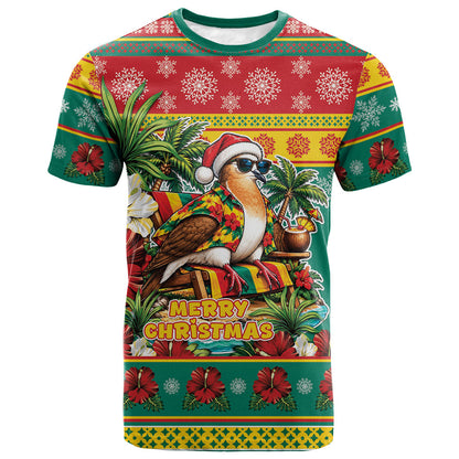 Afro-Grenadian Christmas T shirt This Grenada Dove Needs A Beach Retreat