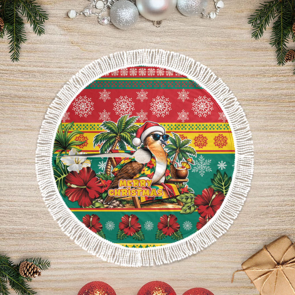 Afro-Grenadian Christmas Tree Skirt This Grenada Dove Needs A Beach Retreat