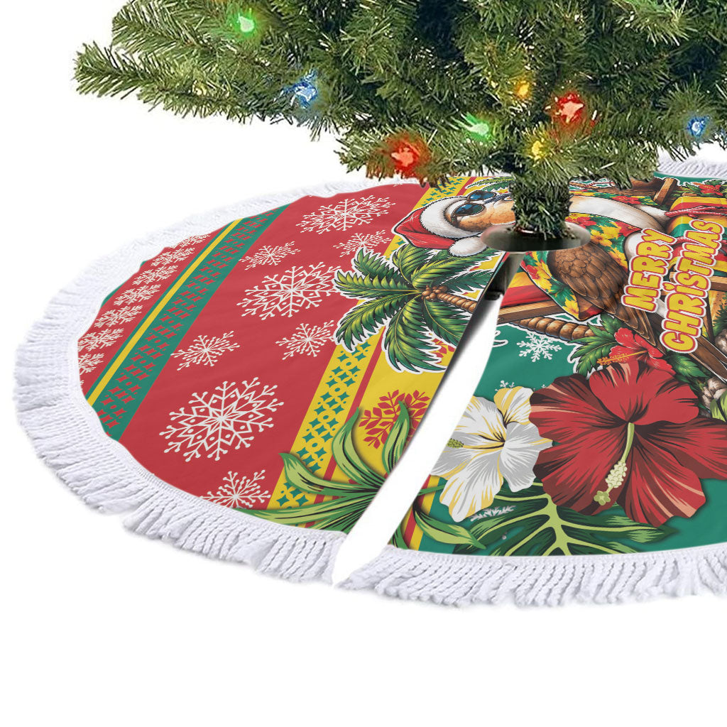 Afro-Grenadian Christmas Tree Skirt This Grenada Dove Needs A Beach Retreat