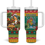 Afro-Grenadian Christmas Tumbler With Handle This Grenada Dove Needs A Beach Retreat