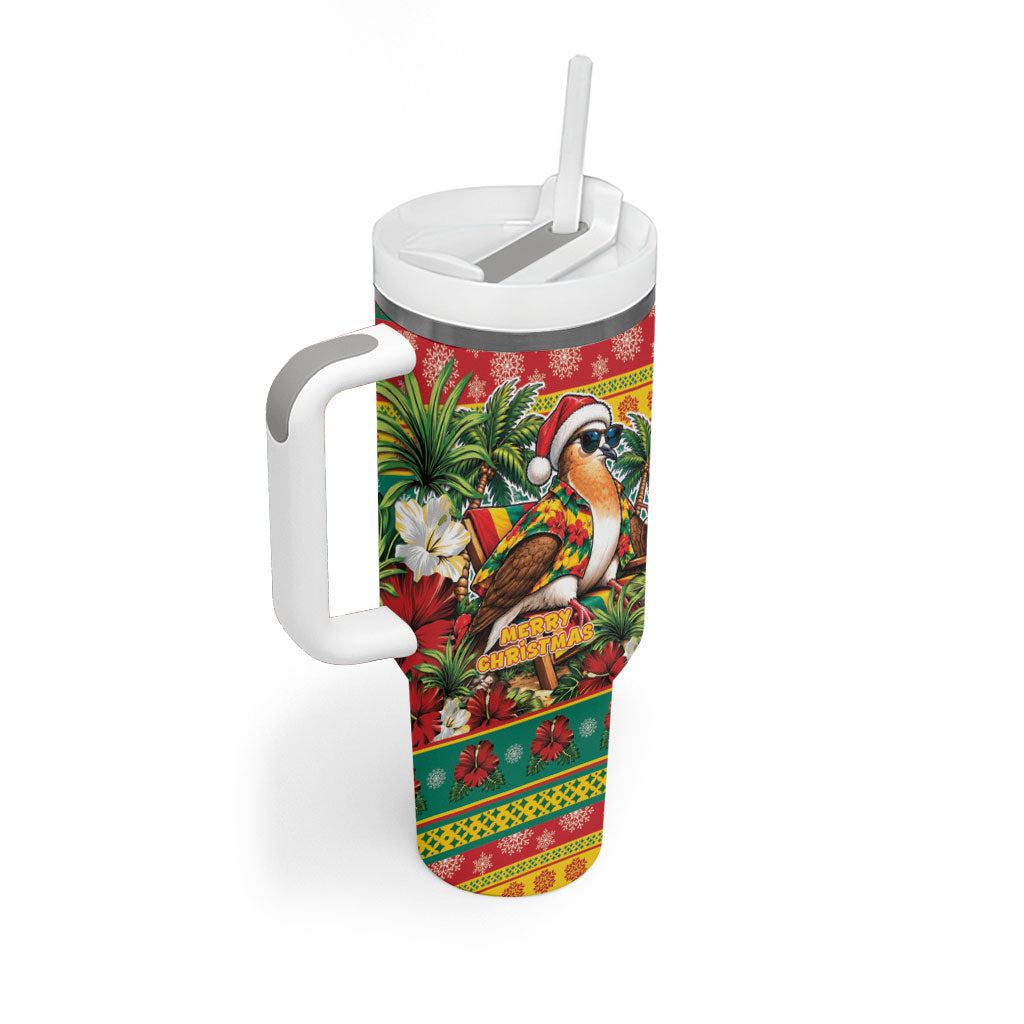 Afro-Grenadian Christmas Tumbler With Handle This Grenada Dove Needs A Beach Retreat