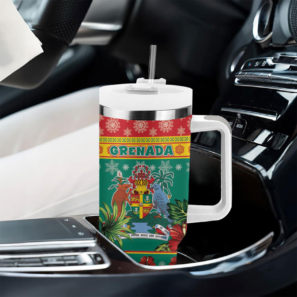 Afro-Grenadian Christmas Tumbler With Handle This Grenada Dove Needs A Beach Retreat
