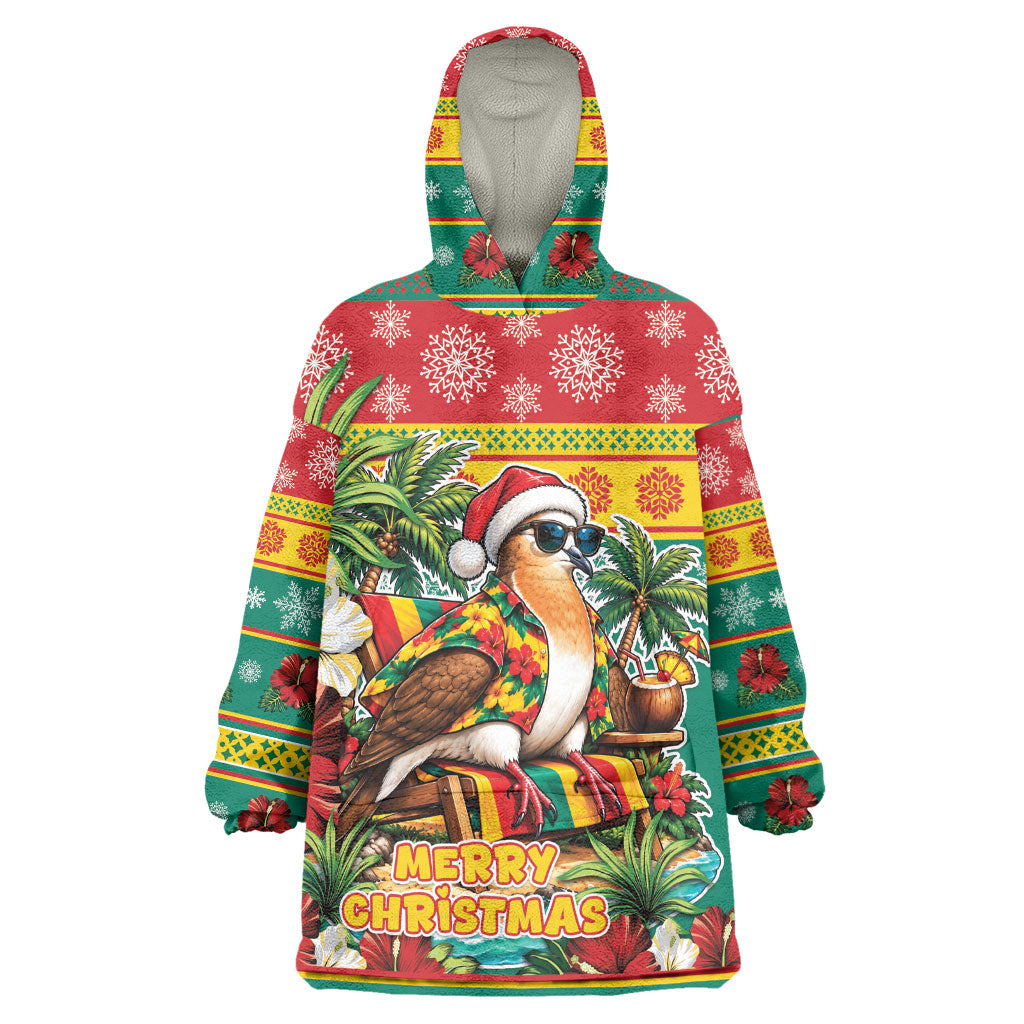 Afro-Grenadian Christmas Wearable Blanket Hoodie This Grenada Dove Needs A Beach Retreat