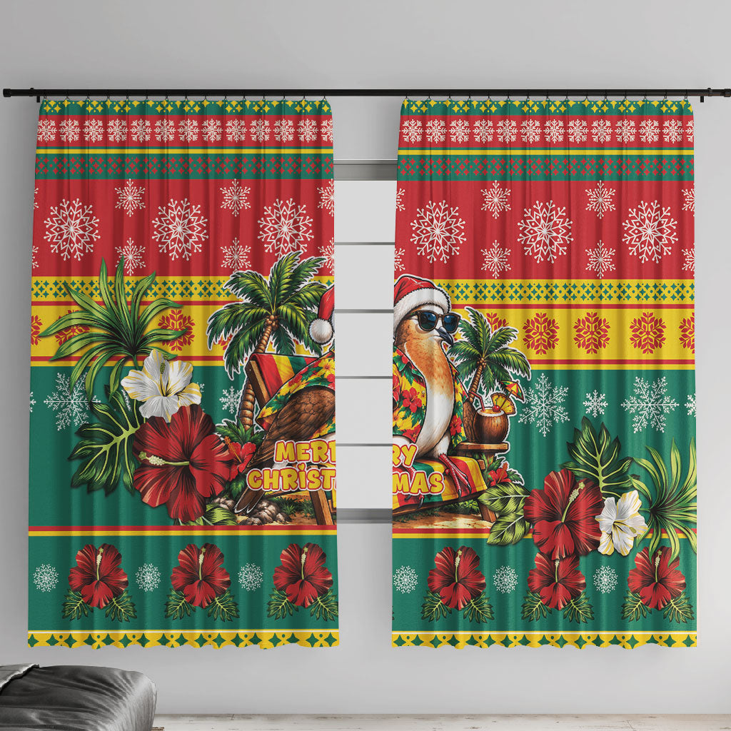 Afro-Grenadian Christmas Window Curtain This Grenada Dove Needs A Beach Retreat