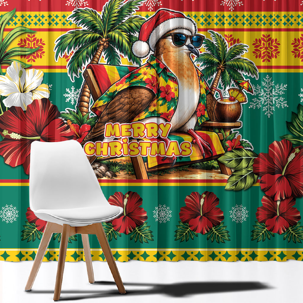 Afro-Grenadian Christmas Window Curtain This Grenada Dove Needs A Beach Retreat