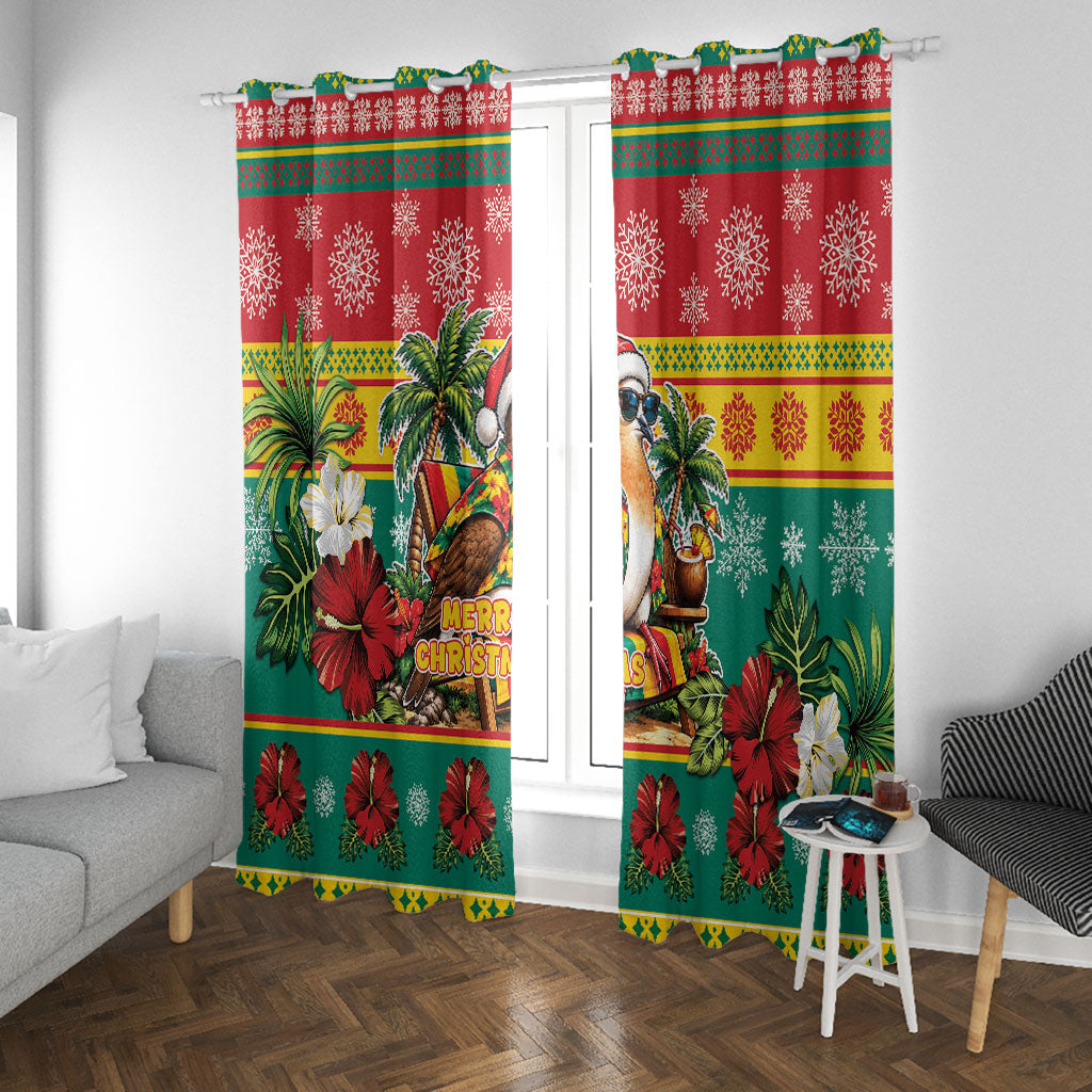Afro-Grenadian Christmas Window Curtain This Grenada Dove Needs A Beach Retreat