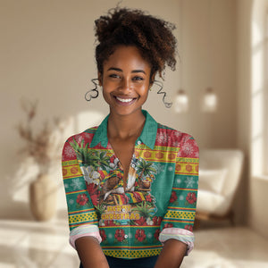 Afro-Grenadian Christmas Women Casual Shirt This Grenada Dove Needs A Beach Retreat