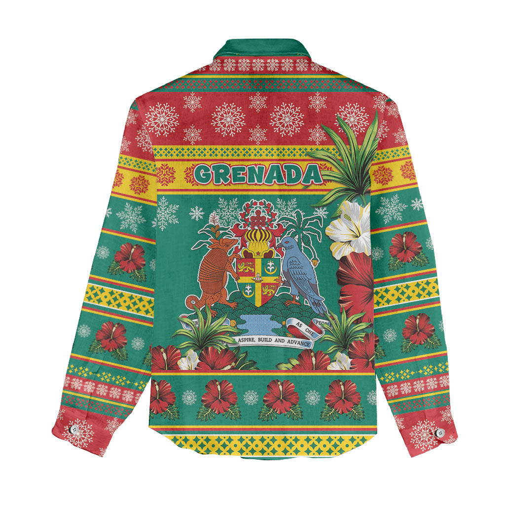 Afro-Grenadian Christmas Women Casual Shirt This Grenada Dove Needs A Beach Retreat