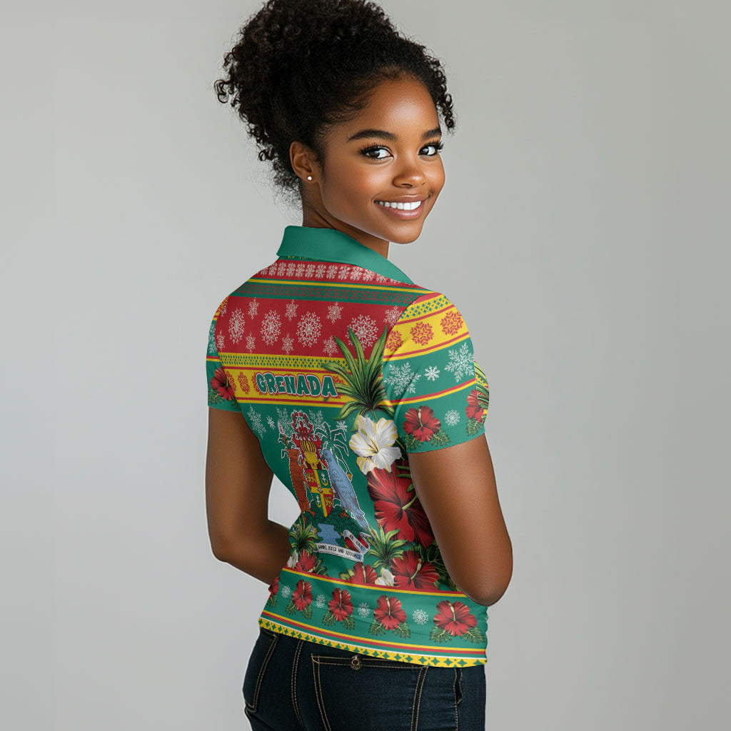 Afro-Grenadian Christmas Women Polo Shirt This Grenada Dove Needs A Beach Retreat