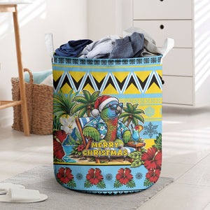 Afro-Saint Lucian Christmas Laundry Basket This Amazona Parrot Needs A Beach Retreat