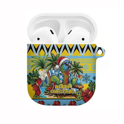 Afro-Saint Lucian Christmas AirPods Case This Amazona Parrot Needs A Beach Retreat