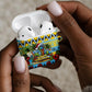 Afro-Saint Lucian Christmas AirPods Case This Amazona Parrot Needs A Beach Retreat
