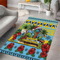 Afro-Saint Lucian Christmas Area Rug This Amazona Parrot Needs A Beach Retreat