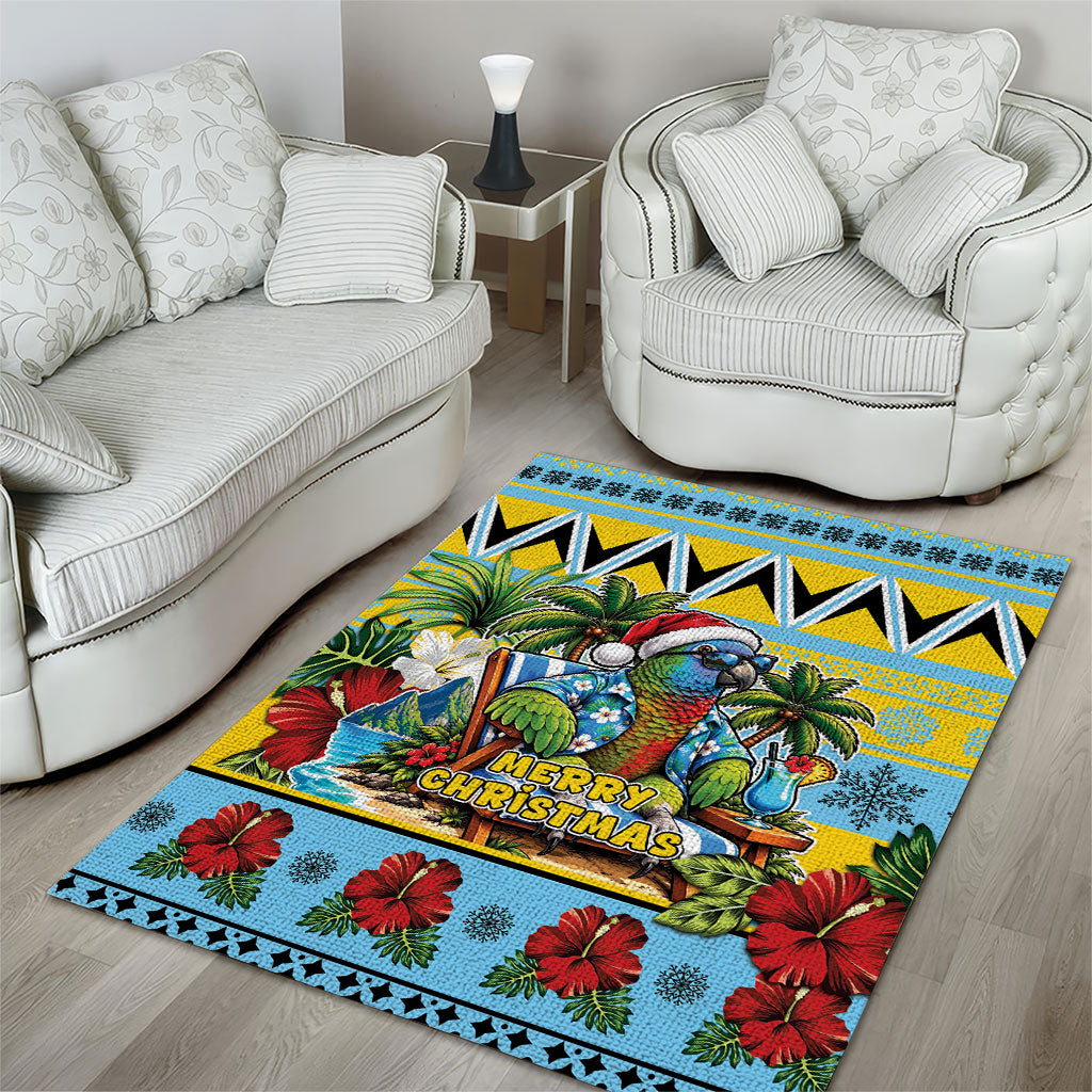 Afro-Saint Lucian Christmas Area Rug This Amazona Parrot Needs A Beach Retreat