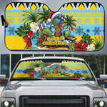 Afro-Saint Lucian Christmas Auto Sun Shade This Amazona Parrot Needs A Beach Retreat