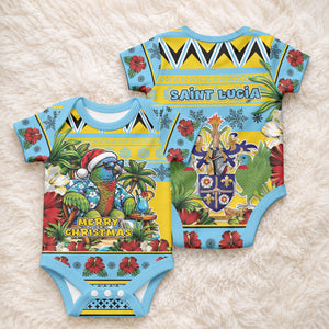 Afro-Saint Lucian Christmas Baby Onesie This Amazona Parrot Needs A Beach Retreat