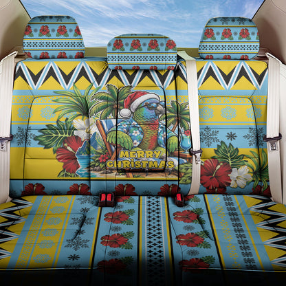 Afro-Saint Lucian Christmas Back Car Seat Cover This Amazona Parrot Needs A Beach Retreat