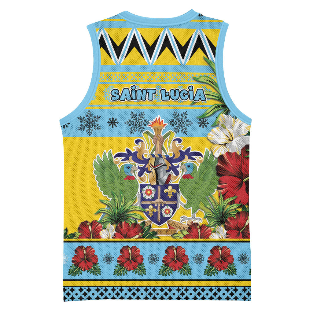 Afro-Saint Lucian Christmas Basketball Jersey This Amazona Parrot Needs A Beach Retreat