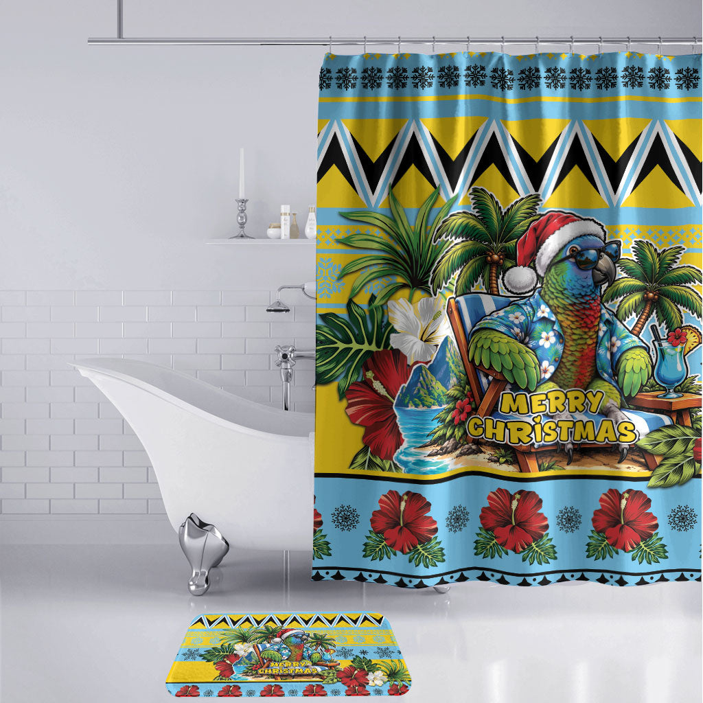 Afro-Saint Lucian Christmas Bathroom Set This Amazona Parrot Needs A Beach Retreat