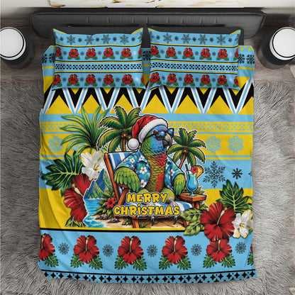 Afro-Saint Lucian Christmas Bedding Set This Amazona Parrot Needs A Beach Retreat
