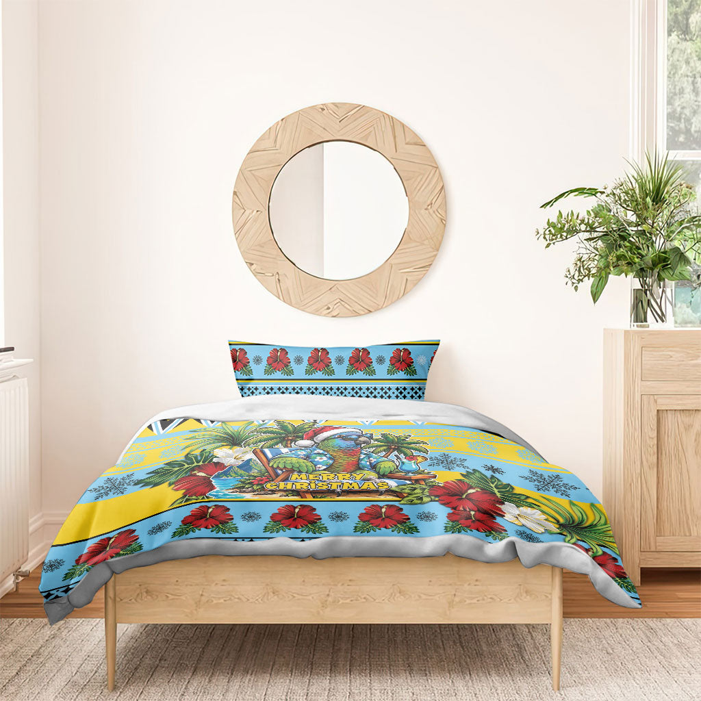 Afro-Saint Lucian Christmas Bedding Set This Amazona Parrot Needs A Beach Retreat