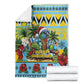 Afro-Saint Lucian Christmas Blanket This Amazona Parrot Needs A Beach Retreat