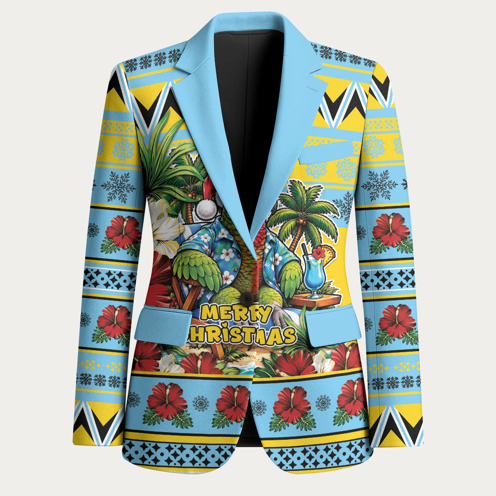 Afro-Saint Lucian Christmas Blazer This Amazona Parrot Needs A Beach Retreat