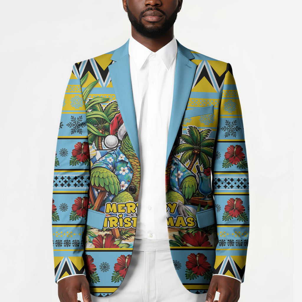 Afro-Saint Lucian Christmas Blazer This Amazona Parrot Needs A Beach Retreat