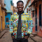 Afro-Saint Lucian Christmas Bomber Jacket This Amazona Parrot Needs A Beach Retreat