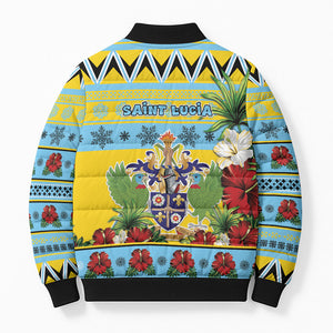 Afro-Saint Lucian Christmas Bomber Puffer Jacket This Amazona Parrot Needs A Beach Retreat