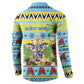 Afro-Saint Lucian Christmas Button Sweatshirt This Amazona Parrot Needs A Beach Retreat