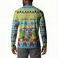 Afro-Saint Lucian Christmas Button Sweatshirt This Amazona Parrot Needs A Beach Retreat