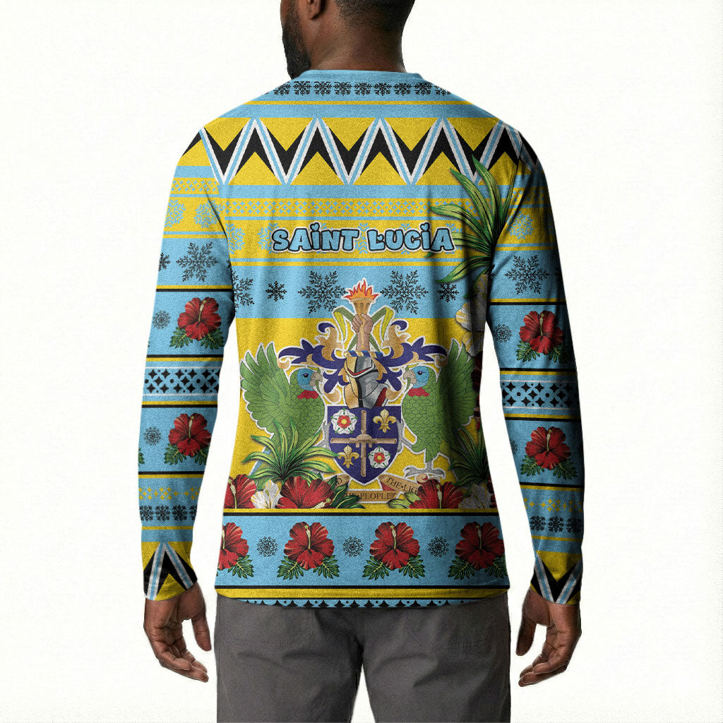 Afro-Saint Lucian Christmas Button Sweatshirt This Amazona Parrot Needs A Beach Retreat