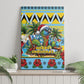Afro-Saint Lucian Christmas Canvas Wall Art This Amazona Parrot Needs A Beach Retreat