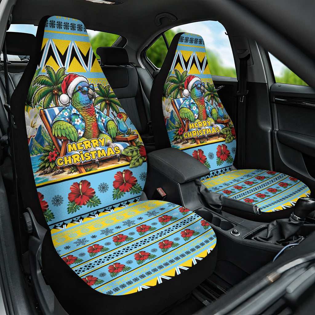 Afro-Saint Lucian Christmas Car Seat Cover This Amazona Parrot Needs A Beach Retreat