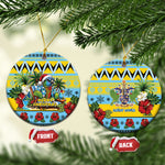Afro-Saint Lucian Christmas Ceramic Ornament This Amazona Parrot Needs A Beach Retreat