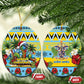 Afro-Saint Lucian Christmas Ceramic Ornament This Amazona Parrot Needs A Beach Retreat
