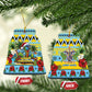 Afro-Saint Lucian Christmas Ceramic Ornament This Amazona Parrot Needs A Beach Retreat