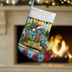 Afro-Saint Lucian Christmas Stocking This Amazona Parrot Needs A Beach Retreat