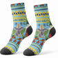 Afro-Saint Lucian Christmas Crew Socks This Amazona Parrot Needs A Beach Retreat