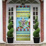 Afro-Saint Lucian Christmas Door Cover This Amazona Parrot Needs A Beach Retreat
